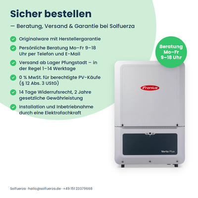 Fronius Verto Plus 17.5 Hybrid-Wechselrichter 17,5 kW