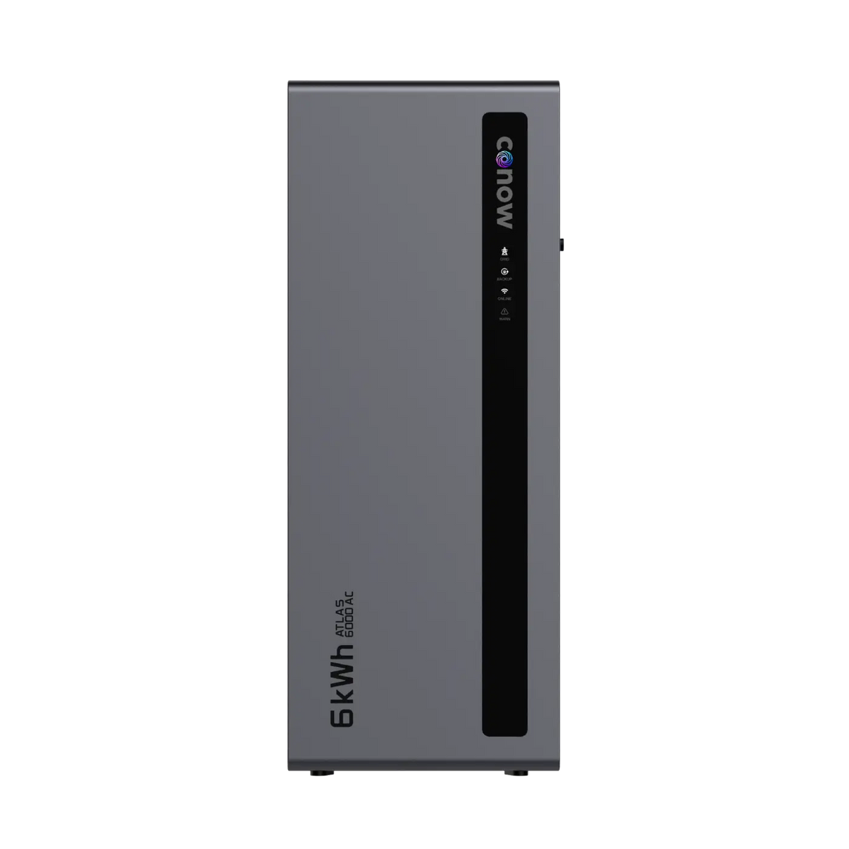 Conow Atlas 6000 AC Heimspeicher mit 6 kWh, freigestellte Frontansicht