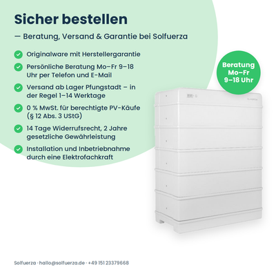 Sungrow SBR224 Hochvolt-Batteriespeicher 22,4 kWh